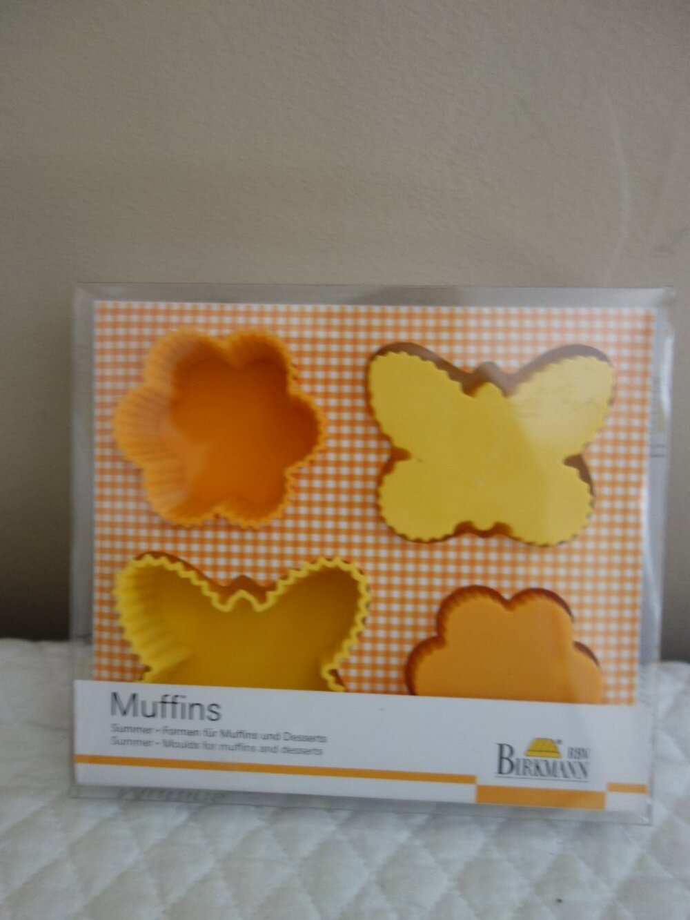 New RBV BIRKMANN Silicone Muffin Molds – Summer Butterflies Flowers